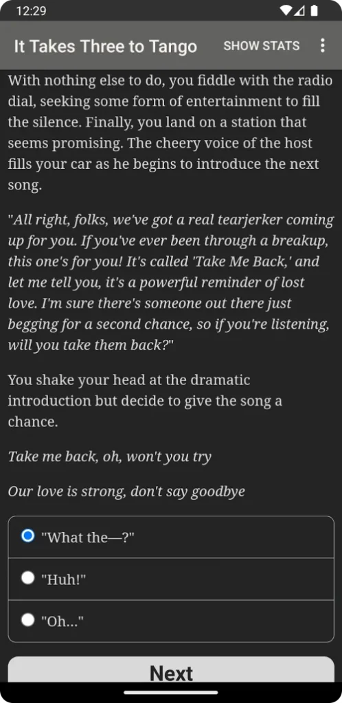It Takes Three to Tango screenshot 3
