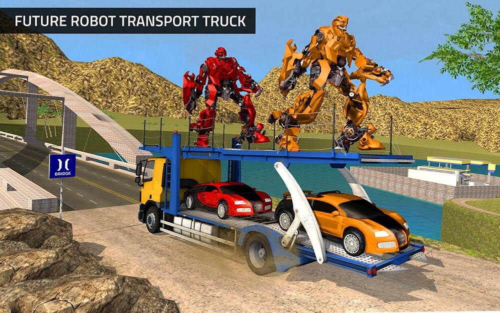 US Robot Transform Car Driving screenshot 3