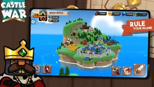 Castle War: Idle Island screenshot 3
