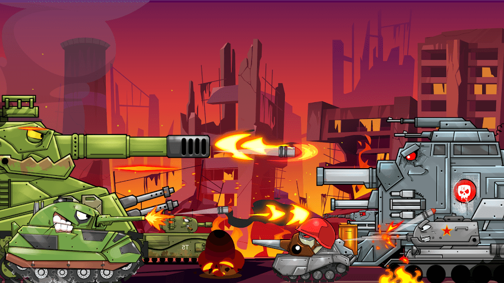 Merge Tanks: Combat war Stars screenshot 3