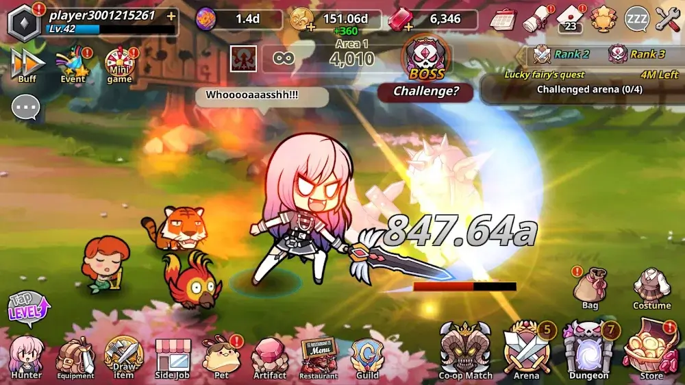 Pow Pow Dungeon: Idle screenshot 4