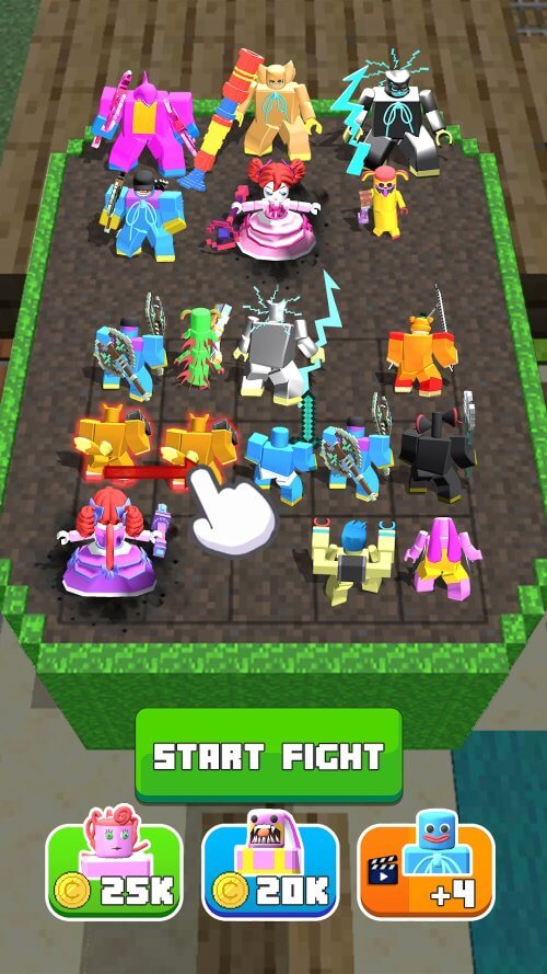 Craft Merge Battle Fight screenshot 4