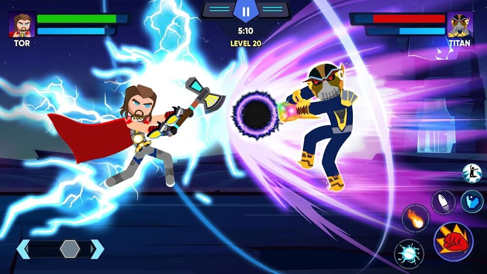 Super Stickman Fighting Battle screenshot 4