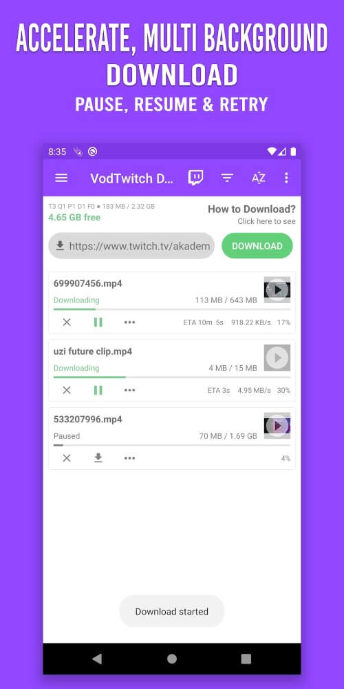 Video Downloader for Twitch (VodTwit) screenshot 4