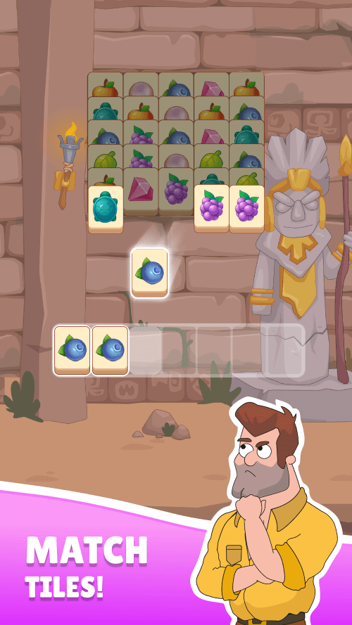 Andy Volcano: Tile Match Story screenshot 4