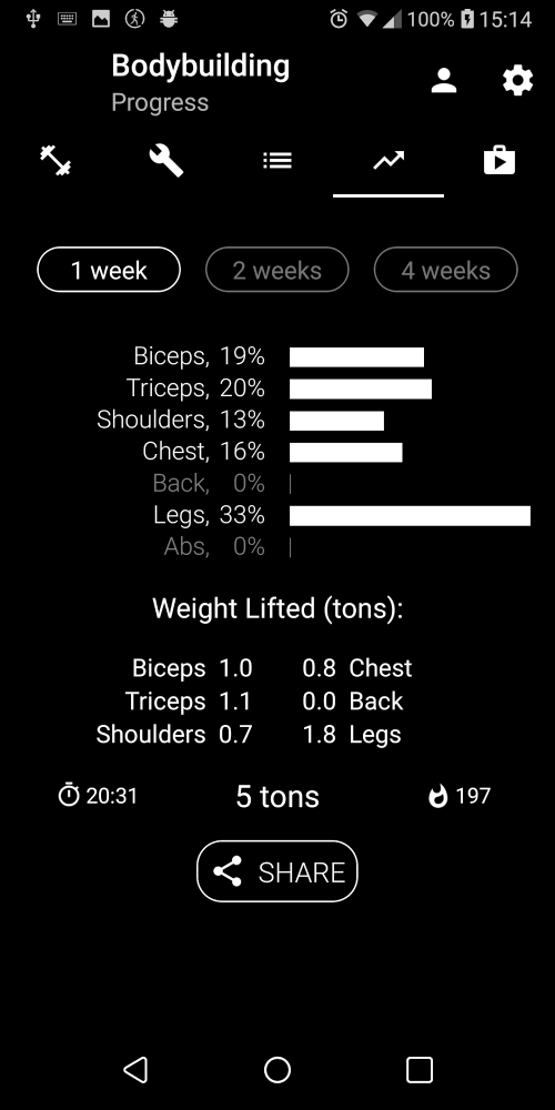 Bodybuilding. Weight Lifting screenshot 4