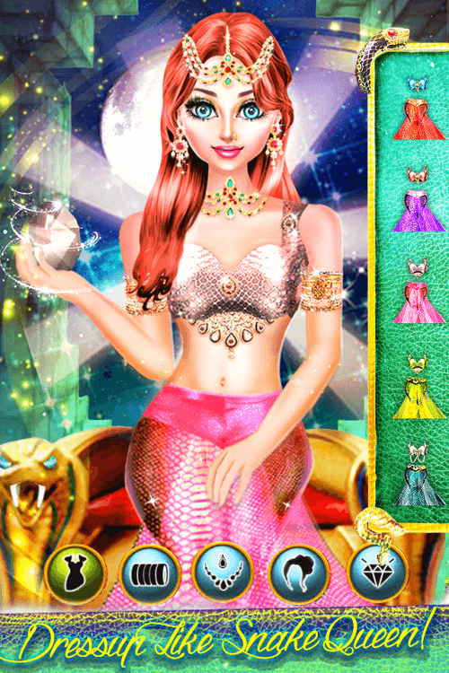 Snake Girl Salon – Naagin Game screenshot 4