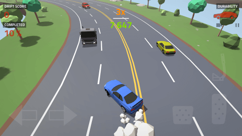 Polygon Drift: Traffic Racing screenshot 4