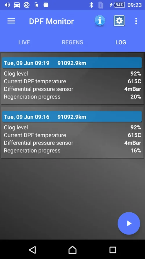 DPF Monitor -Fiat & Alfa Romeo screenshot 4