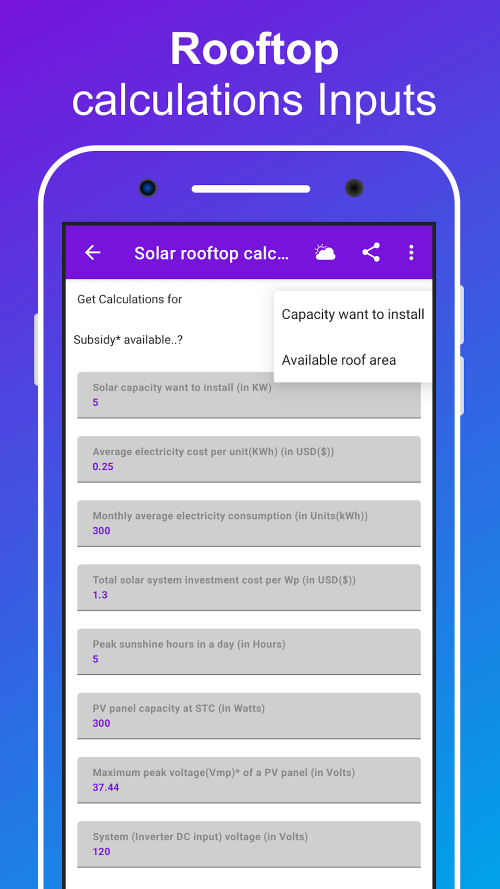 SolarCalc Pro – Solar PV Calc screenshot 4
