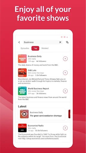 Player FM MOD APK (Premium Unlocked) 7.6.2(27870) screenshot 4