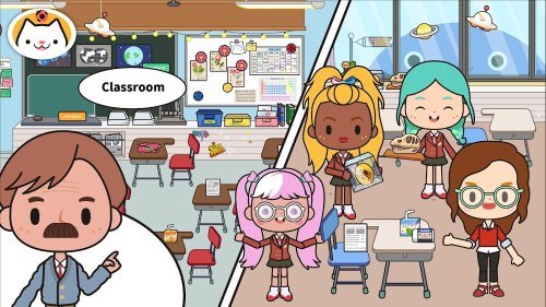 Miga Town: My School screenshot 4