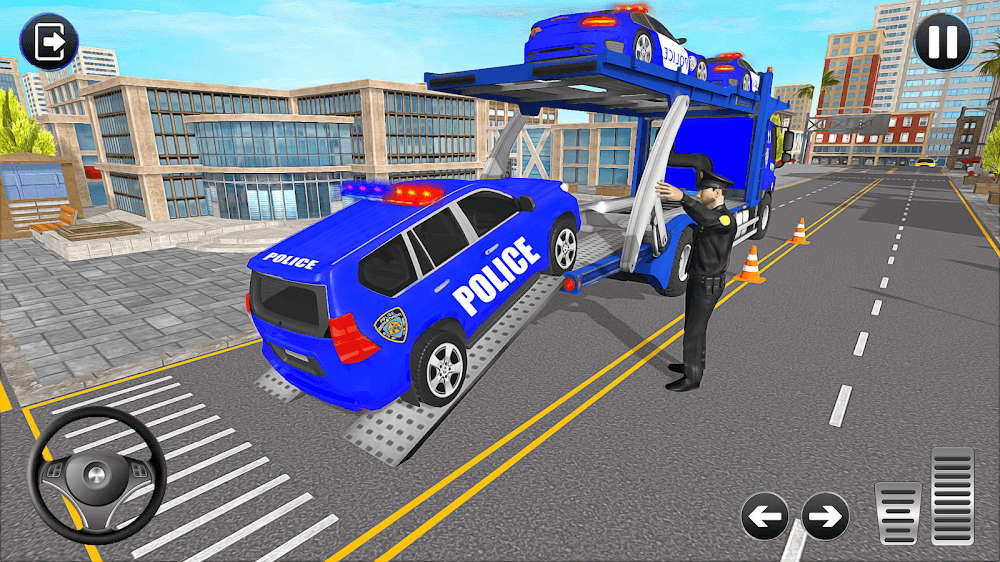 Grand Police Transport Truck screenshot 4