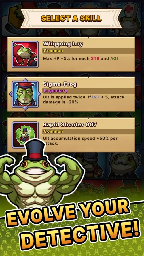 DetecToad: Detective Idle RPG screenshot 4