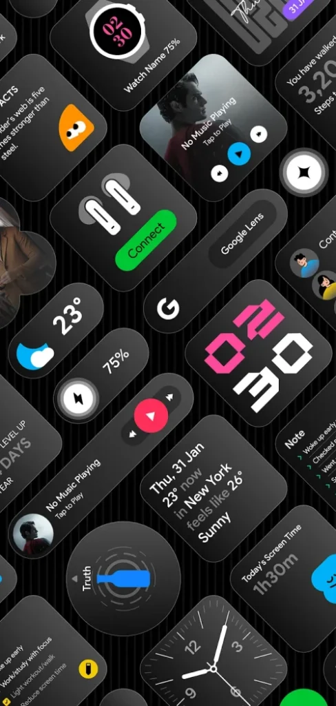 Glass Widgets screenshot 4