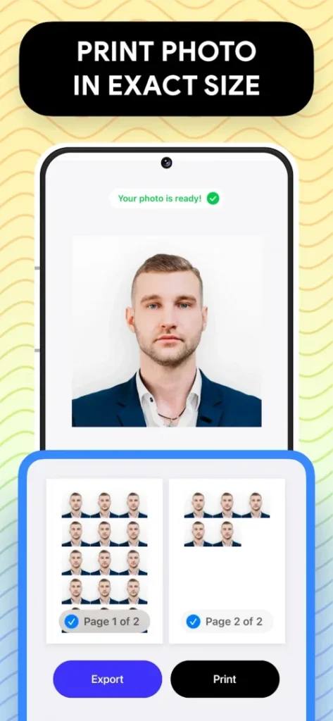 Passport Photo: ID Photo Print screenshot 4