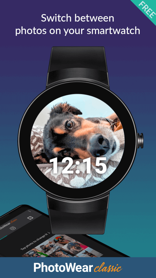 PhotoWear Classic Watch Face screenshot 4