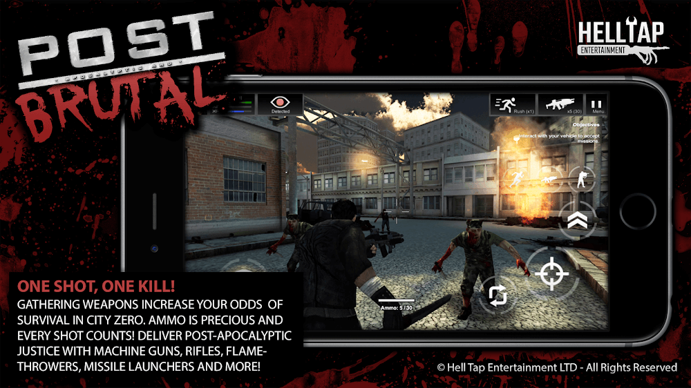 Post Brutal: Zombie Action RPG screenshot 4