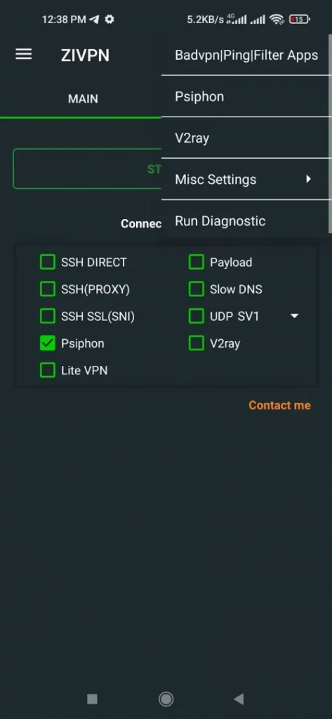 ZIVPN Tunnel (SSH/DNS/UDP) VPN screenshot 4