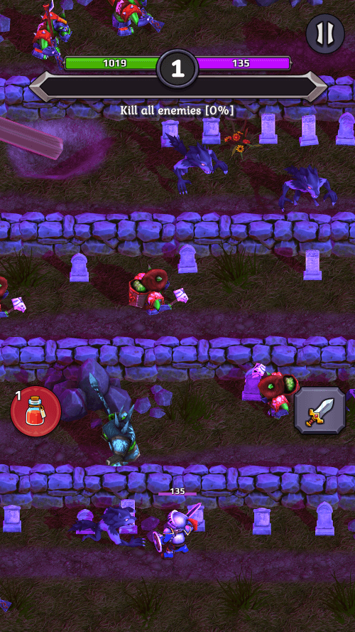 Crusado: Hero RPG Sword Archer screenshot 4