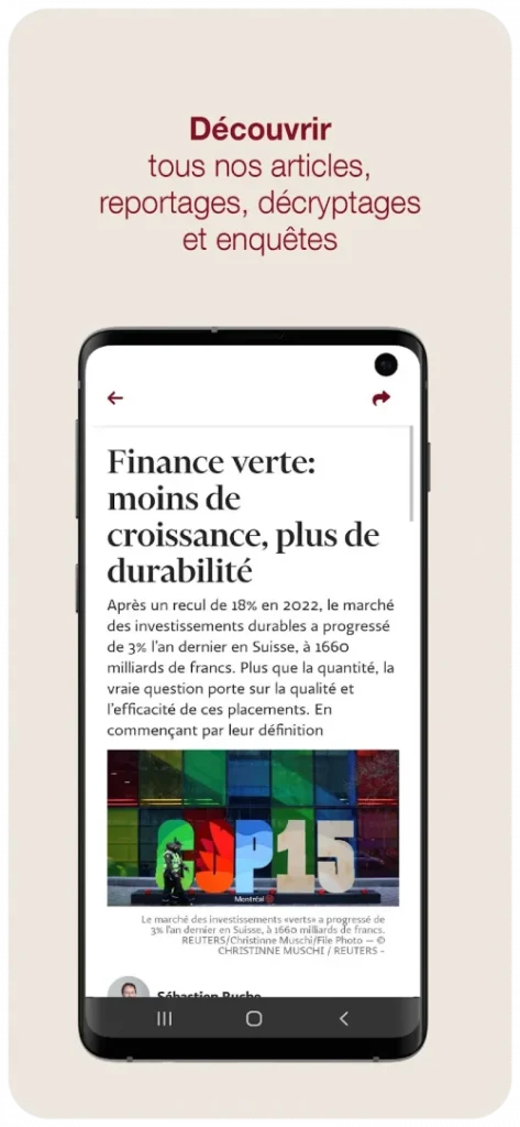 Le Temps, actualités et info screenshot 4