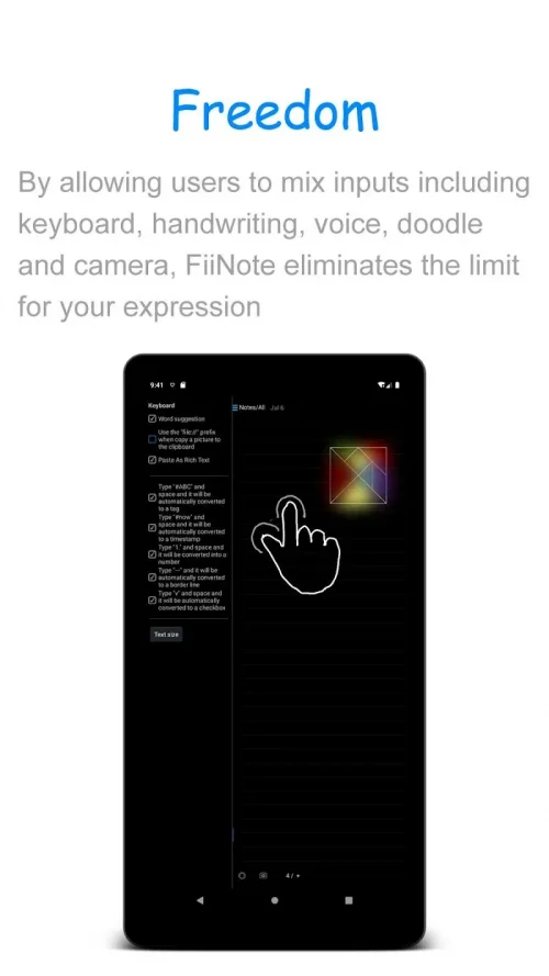 FiiNote, note everything screenshot 4
