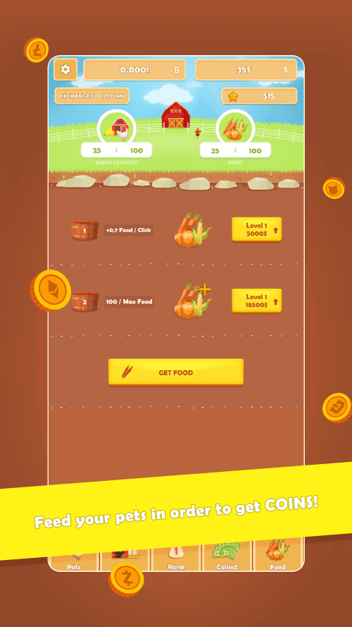 Farm Pet Idle Crypto screenshot 4