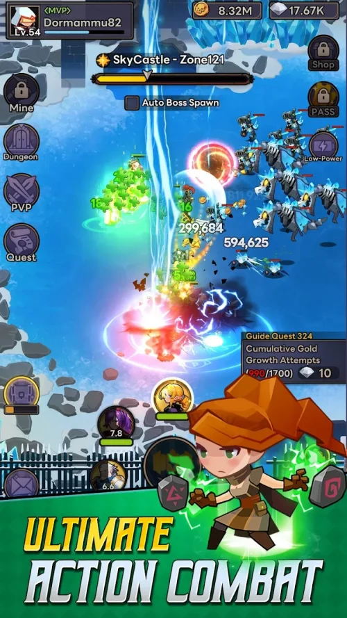 Self-Service Knight : idle RPG screenshot 4