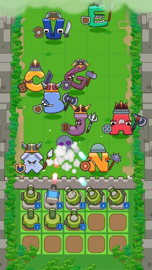 Alphabet Defense Towers Battle screenshot 4