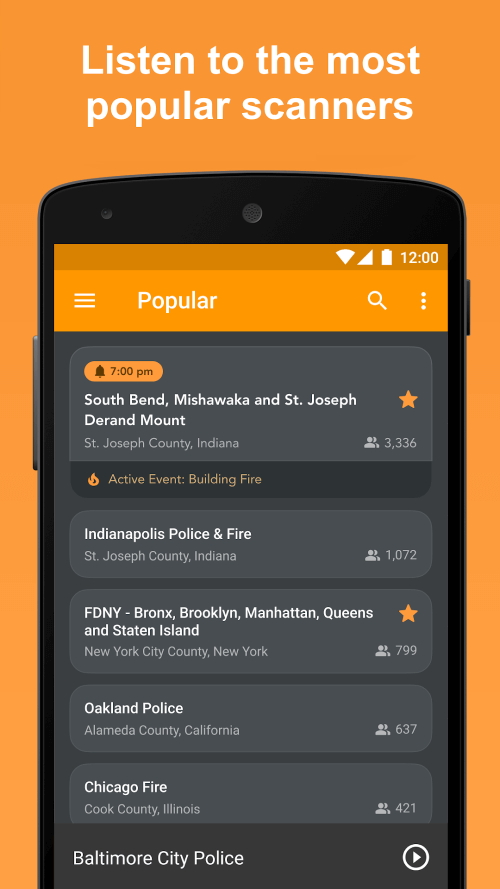 Scanner Radio Pro screenshot 4