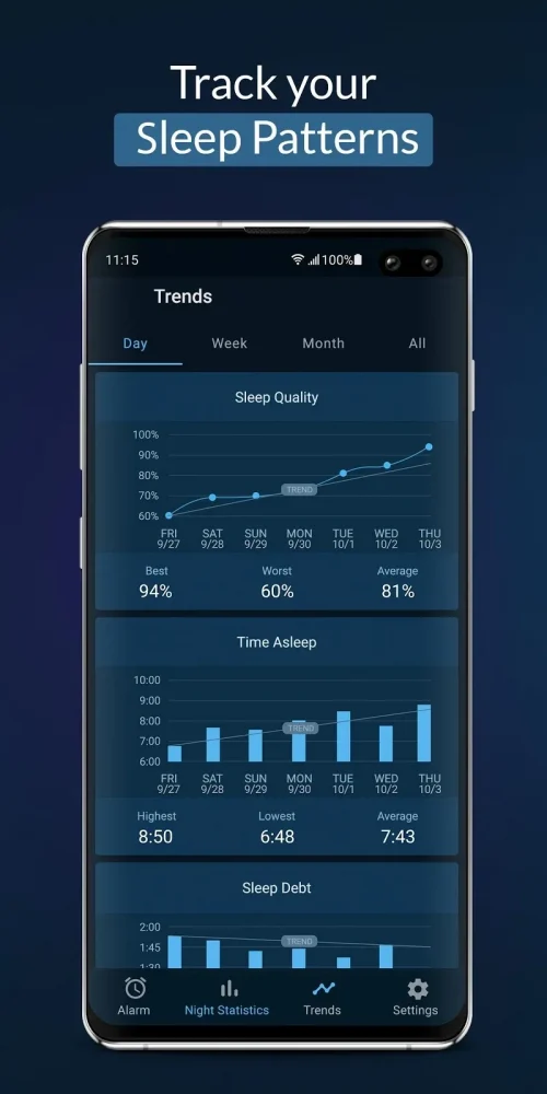 Sleepzy: Sleep Cycle Tracker screenshot 4