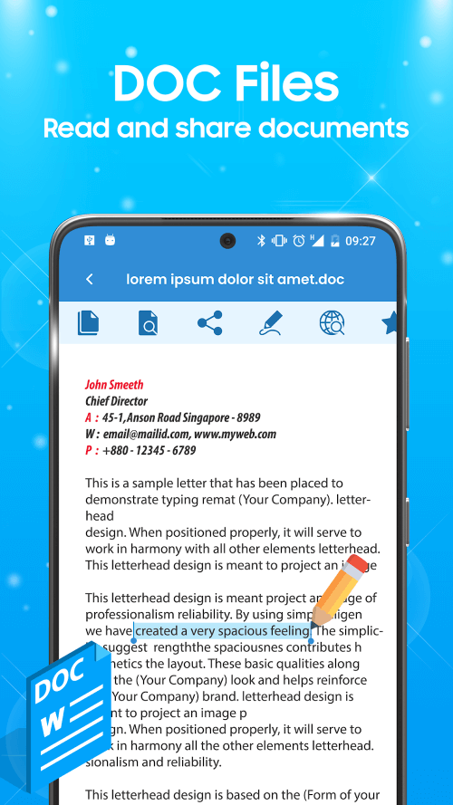 Document Reader: PDF/DOCS/XLSX screenshot 4