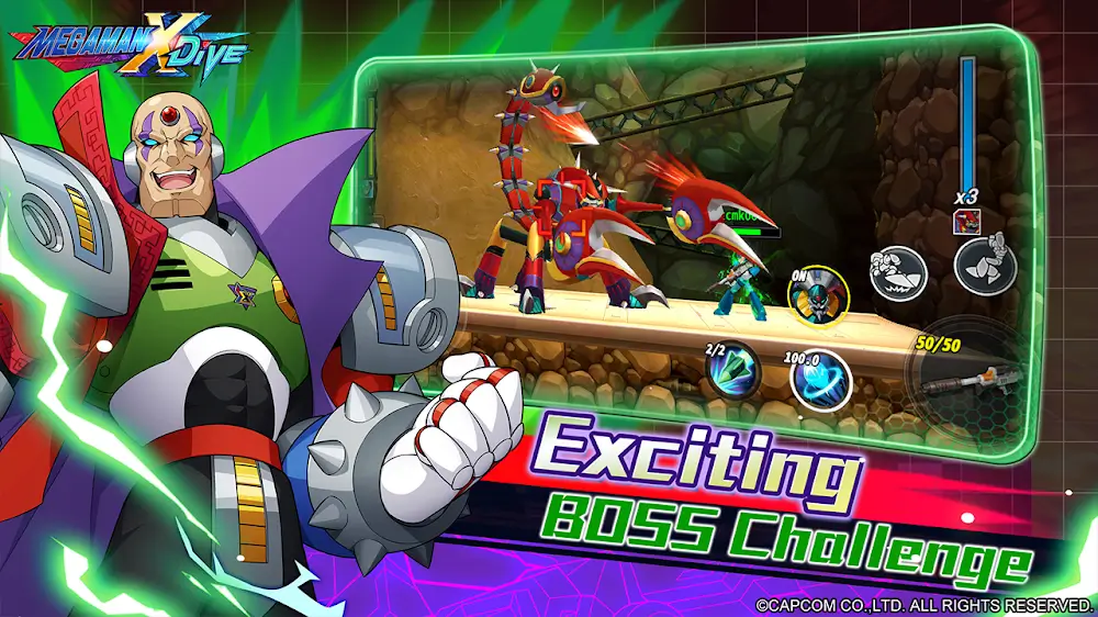 MEGAMAN X DIVE MOBILE LATAM screenshot 4