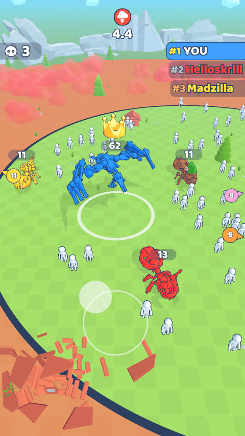 Human Merge: Battle Royale screenshot 4