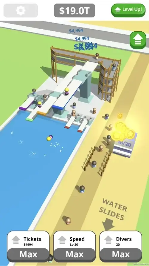 Idle Tap Splash Park screenshot 4