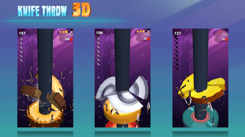 Knife Throw 3D screenshot 4