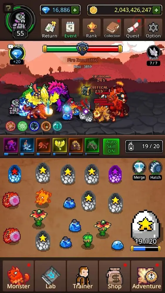 Grow Merge Monsters screenshot 4