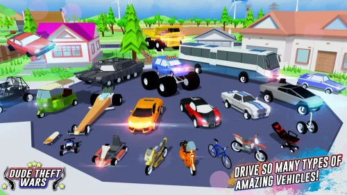Dude Theft Wars screenshot 4