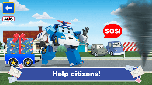 Robocar Poli: Postman Games! screenshot 4