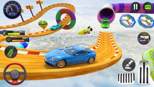 Mega Ramp Car Stunts Race Game screenshot 4