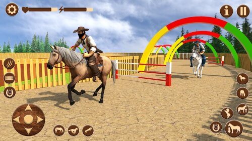 Wild Horse Riding Sim: Racing screenshot 4