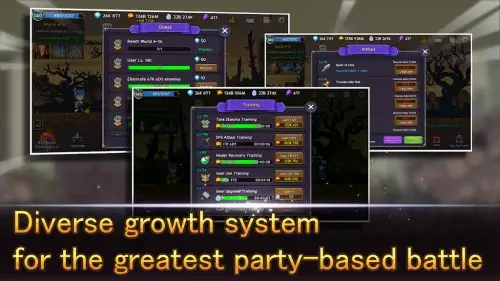 Idle Tank, DPS, and Healer screenshot 4