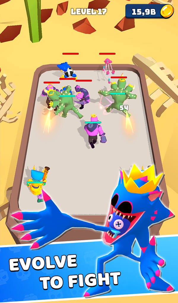 Monster Rampage: Merge Rainbow screenshot 4