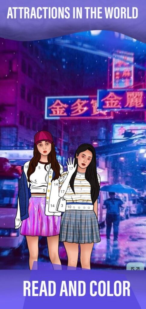 Color by Number Love Story screenshot 4