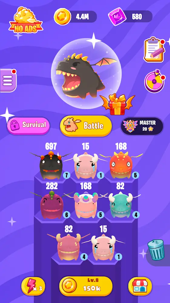 Dragon Wars io: Merge Dragons screenshot 4