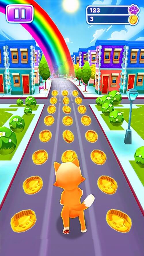 Cat Run: Kitty Runner Game screenshot 4