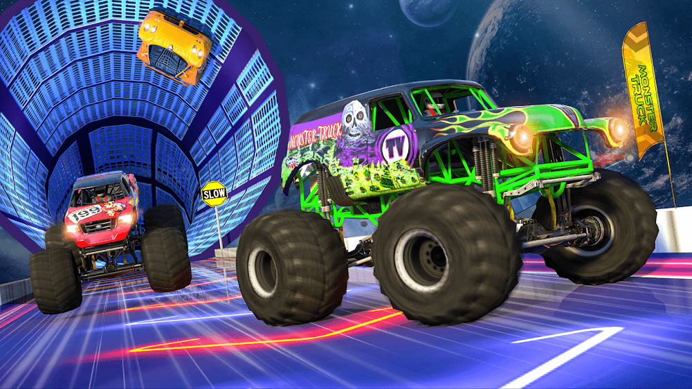Monster Truck Race Car Game screenshot 4