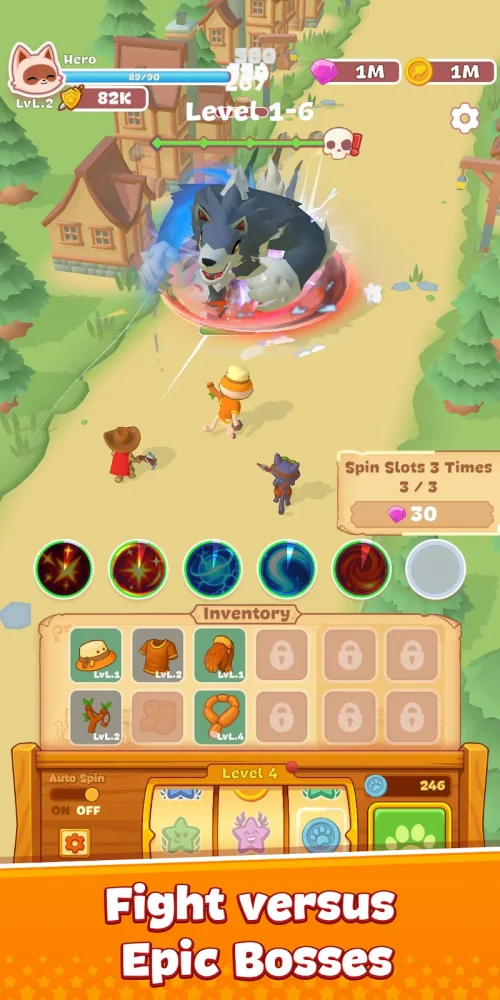 Meow Fury: Idle Cat Legends screenshot 4