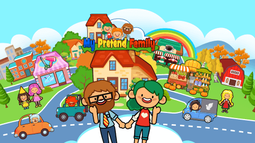 My Pretend Home & Family Town screenshot 4