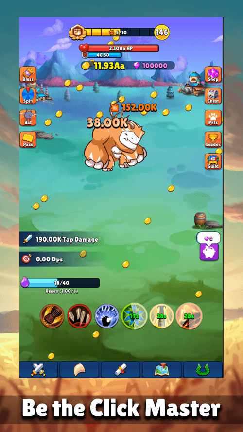 Dreamland 2 : Idle Clicker Rpg screenshot 4